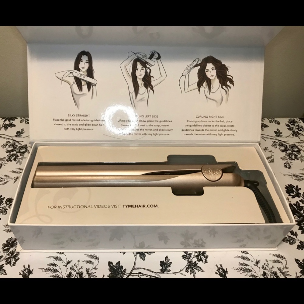 Tyme 2in1 Hair Curler and Straightener